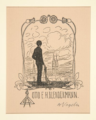 Knihovní desky od Heinrich Vogeler