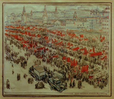 Moskva od Heinrich Vogeler