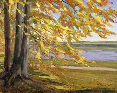 jezero Starnberg; Starnberger See, 1911 od Heinrich Wilhelm Truebner