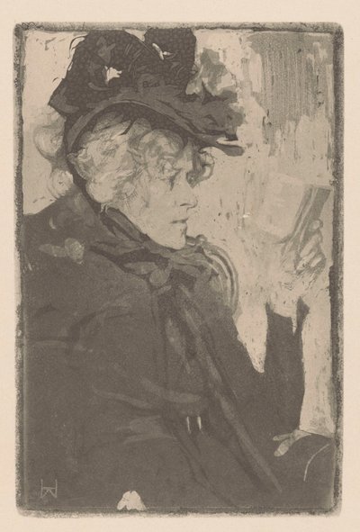 čtení žena od Heinrich Wolff