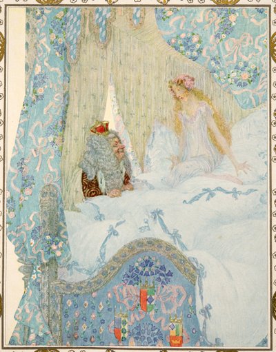 Princezna na hrášku z Pohádek Hanse Christiana Andersena, hospoda. 1911 od Heinrich and Urban Lefler