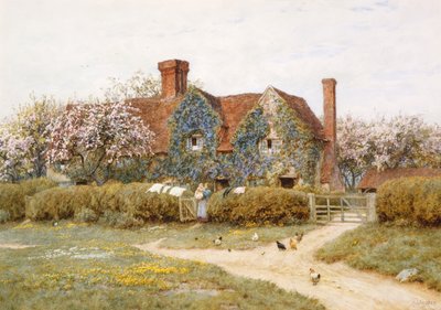 Dům Buckinghamshire v Penstreet od Helen Allingham