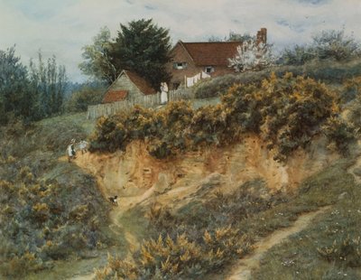 V Sandhills, Witley od Helen Allingham