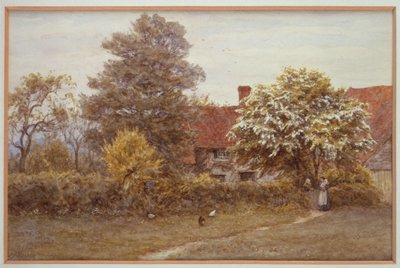 Blakeův dům, Hampstead Heath od Helen Allingham
