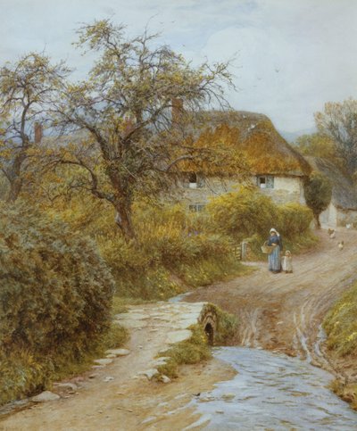 Hill Farm, Symondsbury, Dorset od Helen Allingham