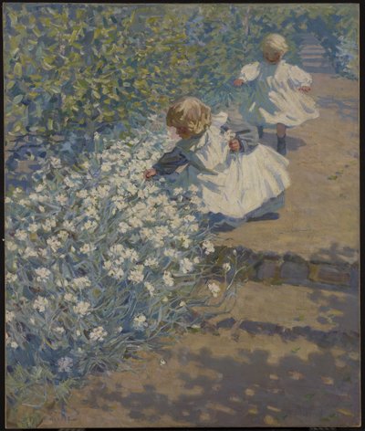 Sbírání květin, kolem roku 1912 od Helen Galloway McNicholl