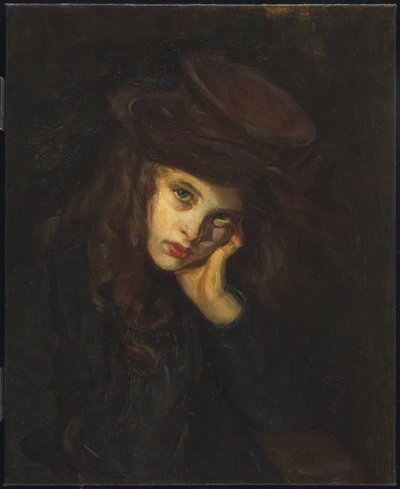 Hnědý klobouk, kolem roku 1906 od Helen Galloway McNicholl