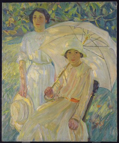 Bílý slunečník #2, kolem roku 1912 od Helen Galloway McNicholl