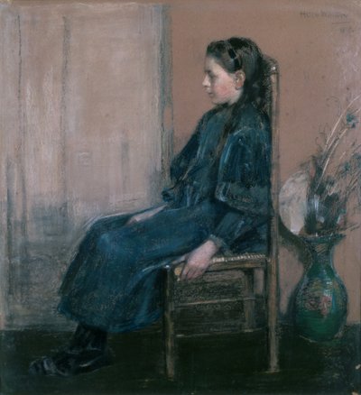 Portrét umělcovy dcery, Lillian od Helen Walton
