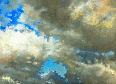 Průlom, 2013 (olej na papíře) od Helen White