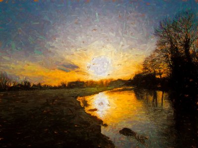 Vypálená řeka, 2018 od Helen White