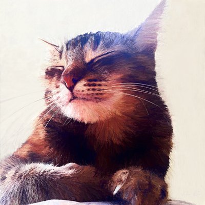 Cat That Got The Cream, 2018 od Helen White