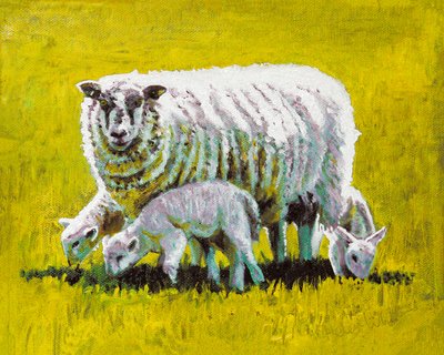 Společně, 2009 (olej na plátně) od Helen White