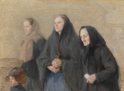 Věřící (velikonoční ráno) od Helene Schjerfbeck