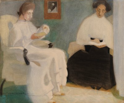 Dívčí čtení, 1907. od Helene Schjerfbeck
