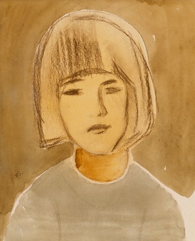 Portrét dívky od Helene Schjerfbeck