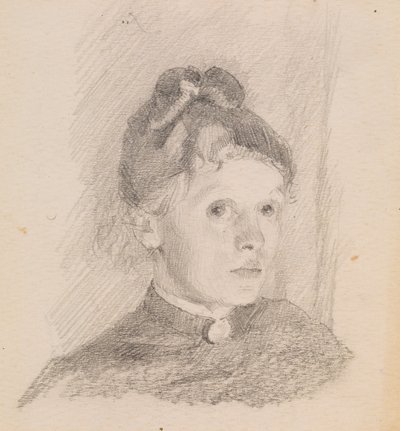 Autoportrét, 1880-1884. od Helene Schjerfbeck