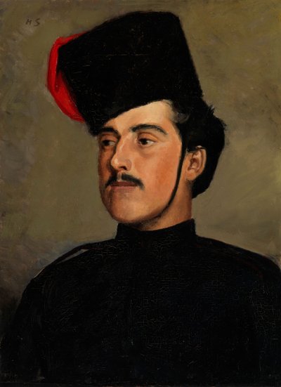 Kozák (Krásný kozák) od Helene Schjerfbeck