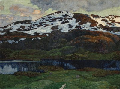 Letní večer od Kallsjöna od Helmer Osslund