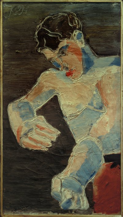 Autoportrét (mladý boxer) od Helmut Kolle