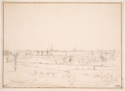 Krajina s výhledem na Bordeaux od Hem
