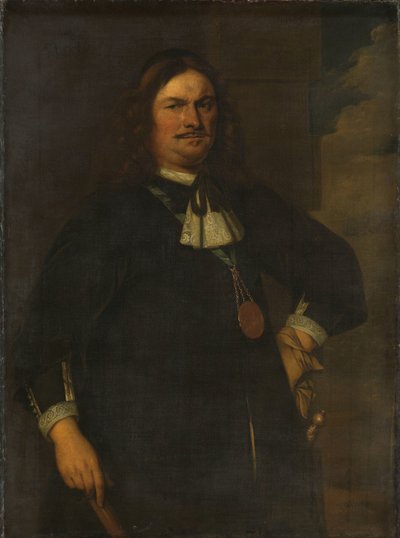 Adriaen Banckert (c 1620-1684), viceadmirál Zeelandu od Hendrick Berckman