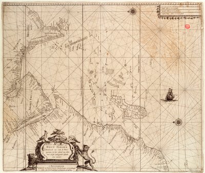 Mapa Afriky, Indie a Srí Lanky z roku 1680 (tisk) od Hendrick Doncker