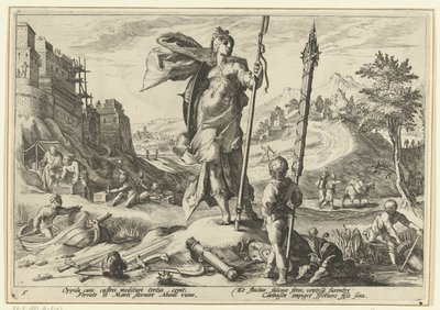 Doba bronzová Ovidiovy metamorfózy (název série) od Hendrick Goltzius (workshop of)