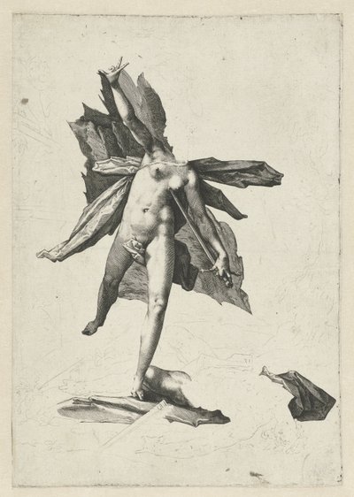 Pyramus a Thisbe od Hendrick Goltzius (workshop of)