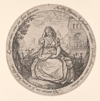 Alegorie opatrnosti od Hendrick Goltzius
