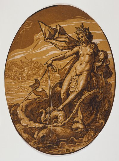 Amfitríté od Hendrick Goltzius