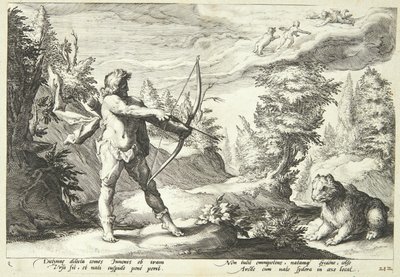 Arcas byl připraven zabít svou matku od Hendrick Goltzius