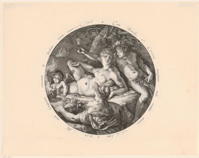 Bacchus, Ceres a Venuše od Hendrick Goltzius