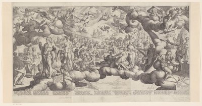 Svatba Amora a Psyché od Hendrick Goltzius