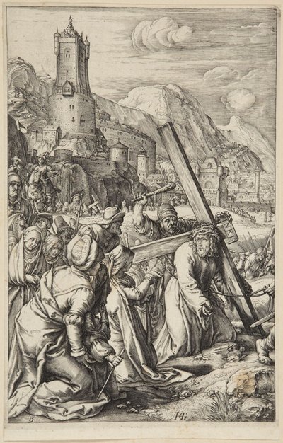 Kristus nesoucí kříž od Hendrick Goltzius