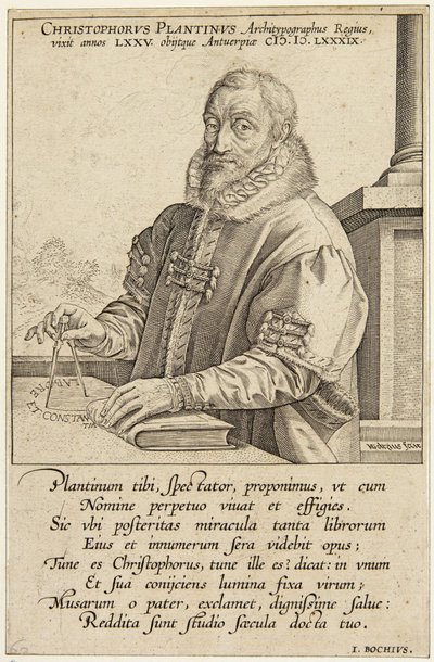 Christopher Plantin od Hendrick Goltzius