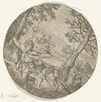 Slepý vede slepého od Hendrick Goltzius