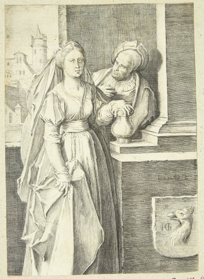 Zvláštní pár od Hendrick Goltzius