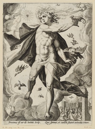 Čtyři živly: Vzduch od Hendrick Goltzius