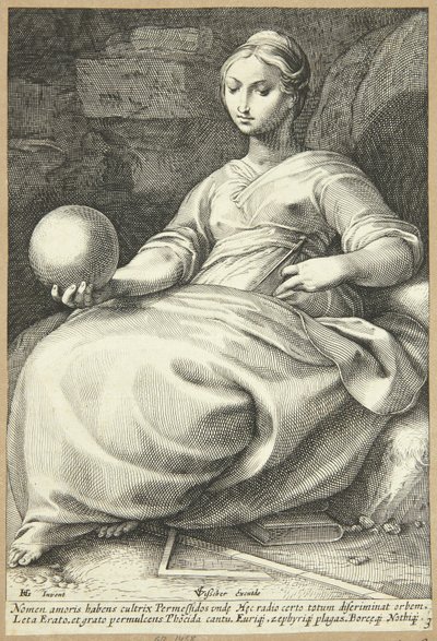Erato od Hendrick Goltzius