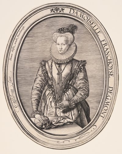 Françoise van Egmond od Hendrick Goltzius
