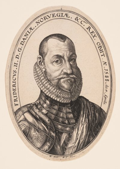 Fridrich II., král dánský a norský od Hendrick Goltzius