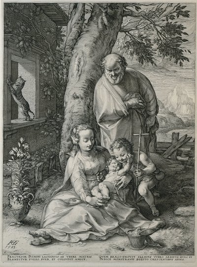 Svatá rodina s Janem Křtitelem Mary