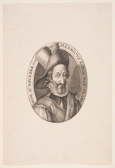 Jindřich IV., francouzský král od Hendrick Goltzius