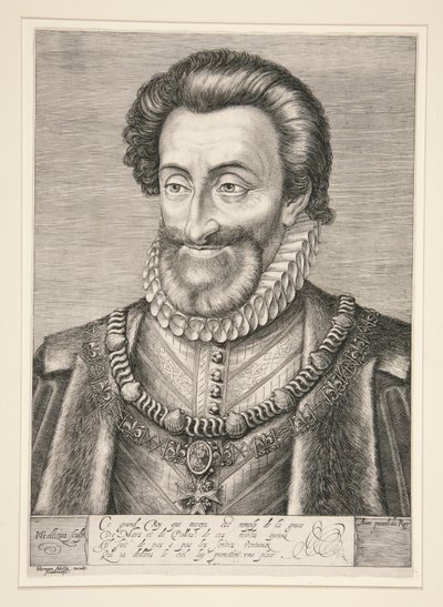 Jindřich IV., král Francie a Navarry od Hendrick Goltzius