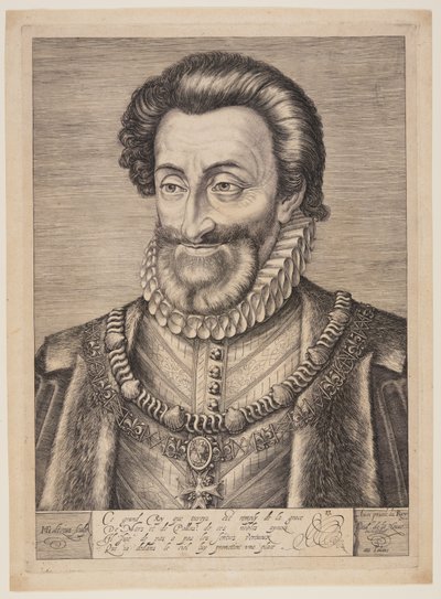 Jindřich IV. francouzský od Hendrick Goltzius