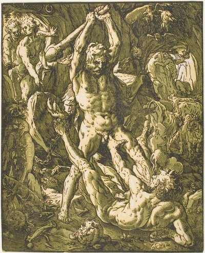 Hercules Killing Cacus od Hendrick Goltzius
