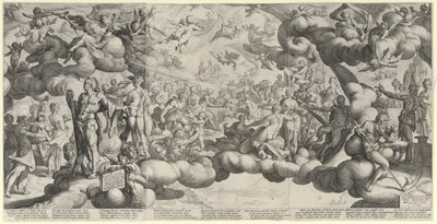 Svatba Amora a Psyché od Hendrick Goltzius