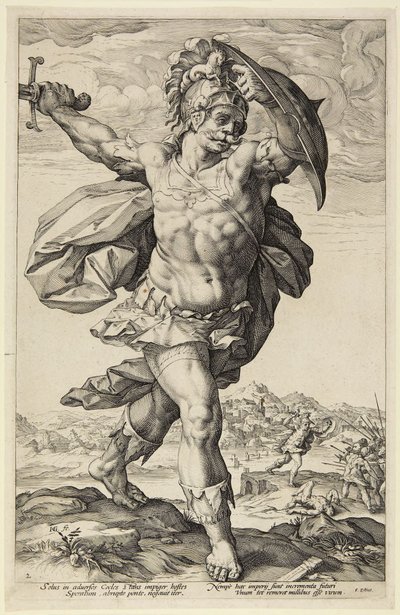 Horatius Cocles od Hendrick Goltzius