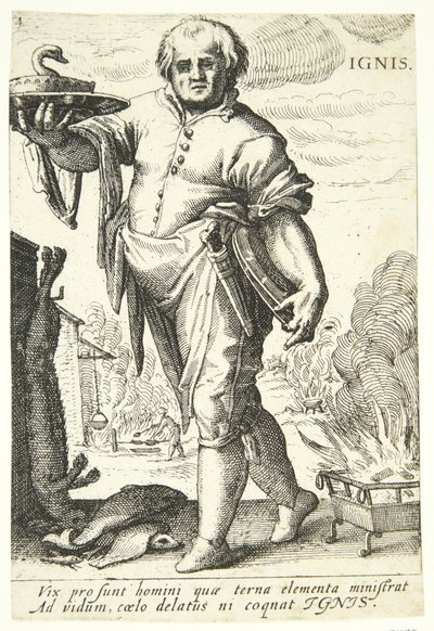 Ild (oheň) od Hendrick Goltzius